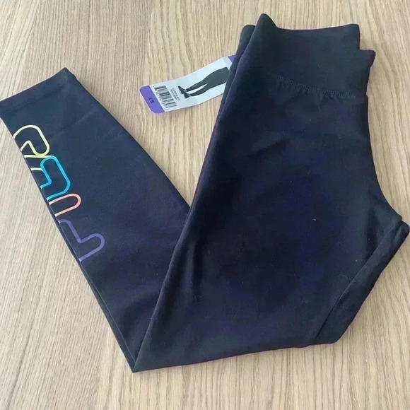 🆕Fila High Waist Leggings Black XS🆕 - Picture 5 of 7